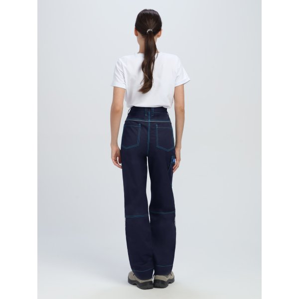 Брюки женские ProfLineSpecialist (тк.Смесовая,240), т.синий/васильковый