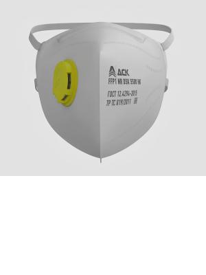 Респиратор складной DSK 5500 НК L с клапаном, FFP1