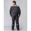 Костюм Лигор-2 СОП (тк.Смесовая,210) п/к, т.серый/св.серый