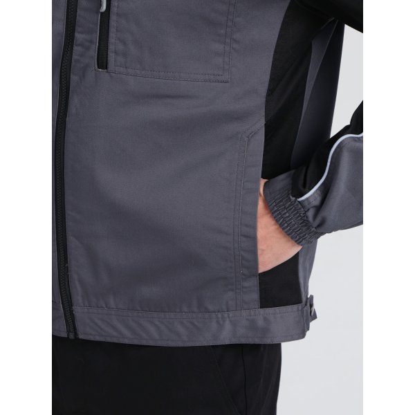 Куртка ProfLineSpecialist (тк.Смесовая,240), серый/черный