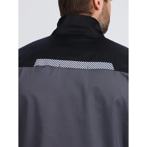 Куртка ProfLineSpecialist (тк.Смесовая,240), серый/черный