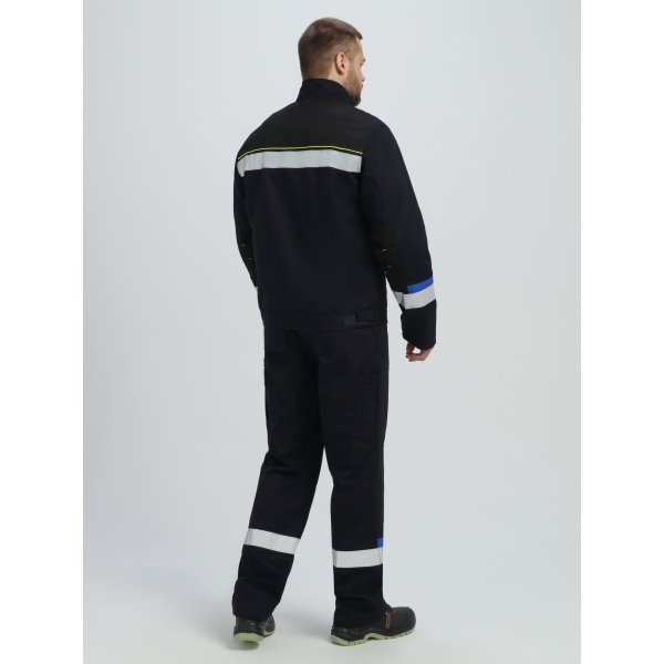 Костюм Бостон (тк.Саржа,320) брюки, т.синий/васильковый