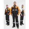 Костюм Виват-2 Премиум CH МВО (тк.Смесовая,240) п/к, черный/оранжевый