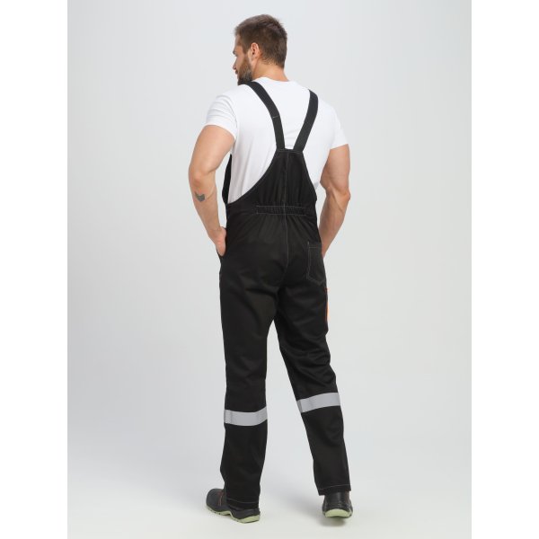 Костюм Виват-2 Премиум CH МВО (тк.Смесовая,240) п/к, черный/оранжевый