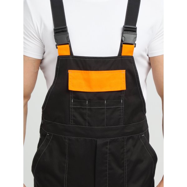 Костюм Виват-2 Премиум CH МВО (тк.Смесовая,240) п/к, черный/оранжевый