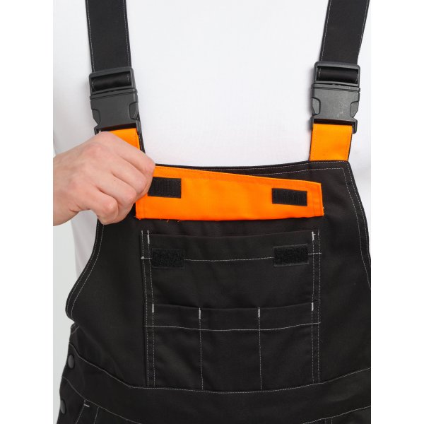 Костюм Виват-2 Премиум CH МВО (тк.Смесовая,240) п/к, черный/оранжевый