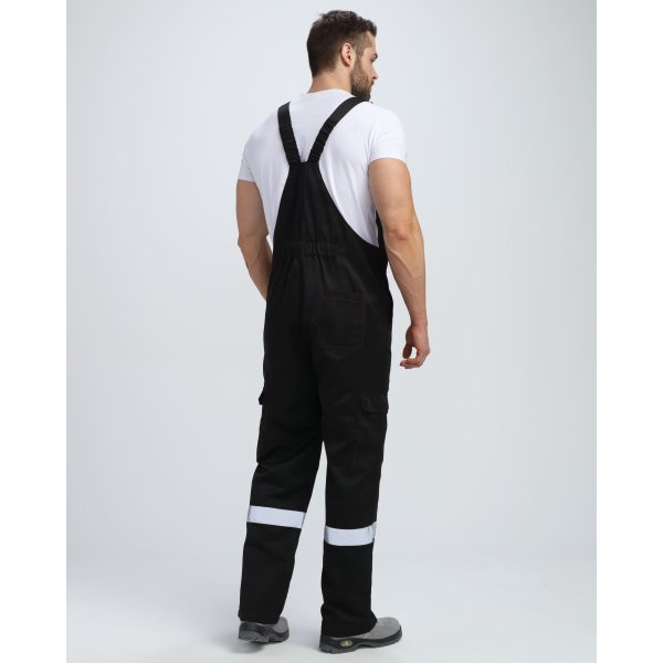 Костюм Нейч-2 СОП с капюшоном (тк.Смесовая,210) п/к, черный/красный