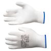 Перчатки ProfLineSpecialist нейлоновые с ПУ-покрытием, белый