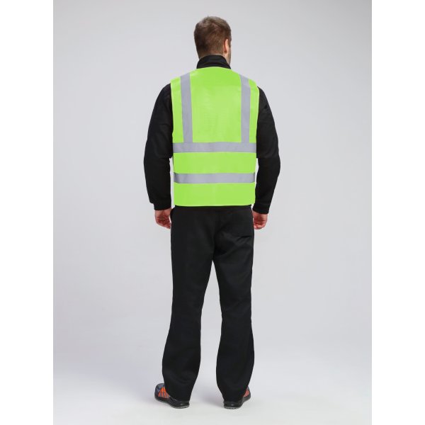 Жилет сигнальный ProfLineBase СОП-4 (тк.Полиэфир,100), желтый