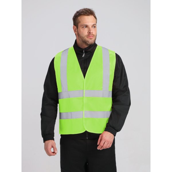 Жилет сигнальный ProfLineBase СОП-4 (тк.Полиэфир,100), желтый