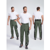 Брюки ProfLineLeader (тк.Хлопок/Спандекс,260), хаки/черный