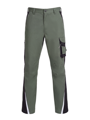 Брюки ProfLineLeader (тк.Хлопок/Спандекс,260), хаки/черный