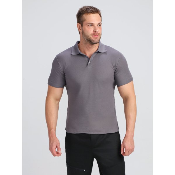 Рубашка поло ProfLineBase (тк.Пике,180), серый