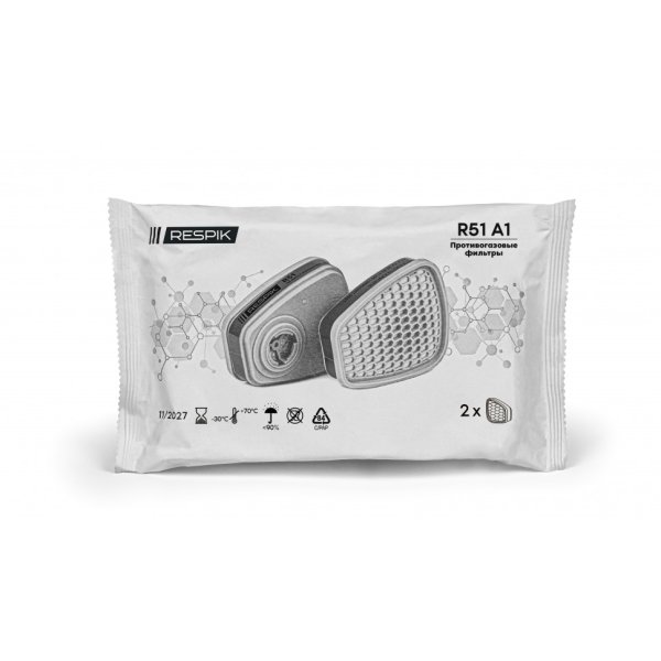 Фильтр противогазовый RESPIK® R51 А1 (2 шт)