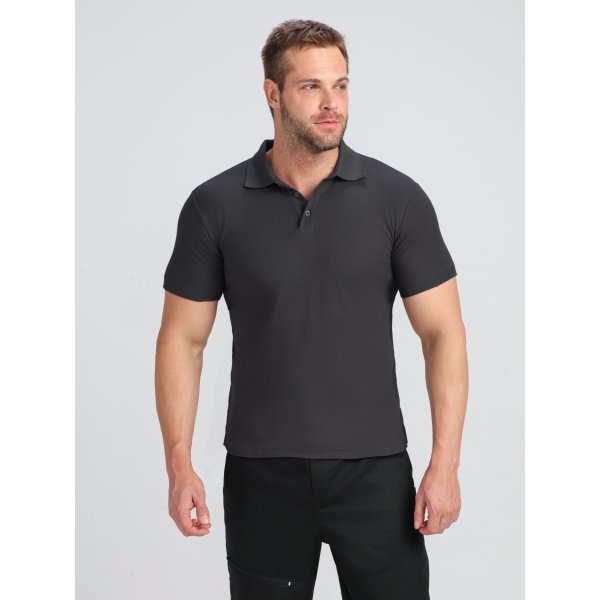 Рубашка поло ProfLineBase (тк.Пике,180), серый/2