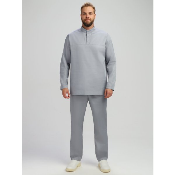Костюм мужской ХАССП-Стандарт NEW (тк.Смесовая,160), серый