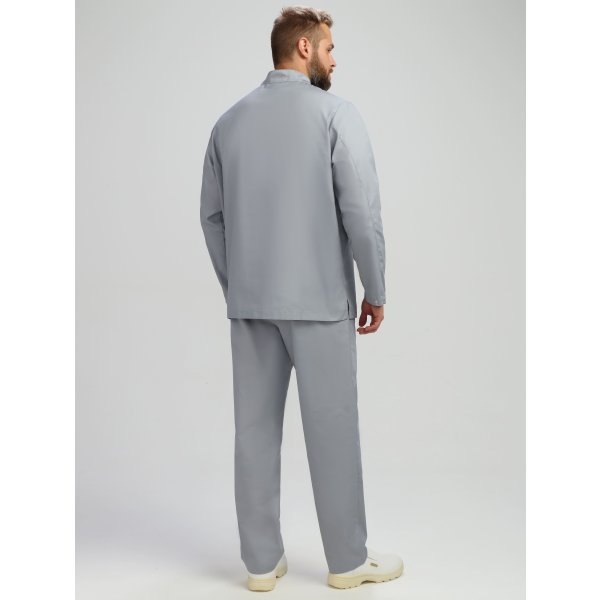 Костюм мужской ХАССП-Стандарт NEW (тк.Смесовая,160), серый