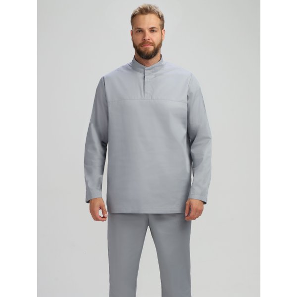 Костюм мужской ХАССП-Стандарт NEW (тк.Смесовая,160), серый