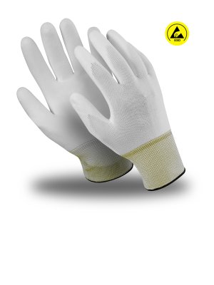 Перчатки Manipula Specialist® Микростатик (ESD) (нейл.+полиур.+медн.), MG-164