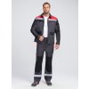 Костюм ProfLineBase-1 (тк.Твил,210) брюки, т.серый/черный/красный