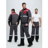 Костюм Вивантек-1 СОП У. (тк.Смесовая, 240) брюки, т.серый/черный/красный