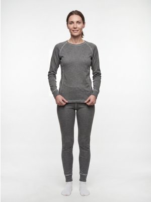 Термобелье женское Polar Active Uno (тк.Хлопок/Полиэстер,230), серый