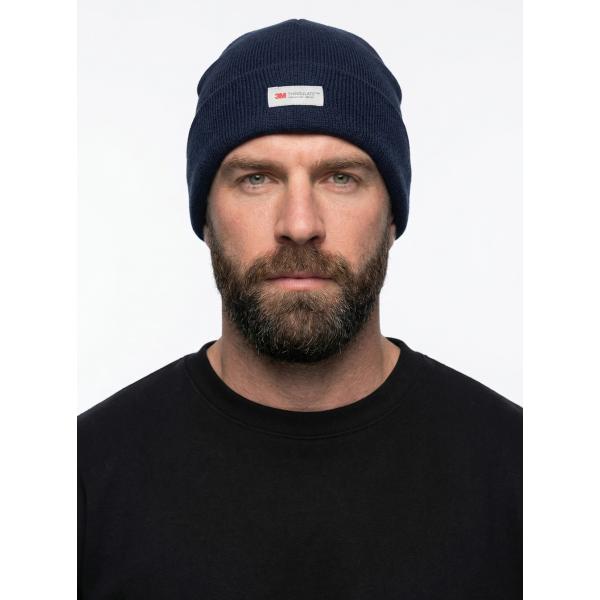 Шапка утепленная ProfLineSpecialist (Акрил), т.синий