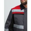 Костюм Виват-2 Премиум IMP (тк.Смесовая, 240) п/к, т.серый/черный/красный