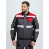Костюм Виват-2 Премиум IMP (тк.Смесовая, 240) п/к, т.серый/черный/красный