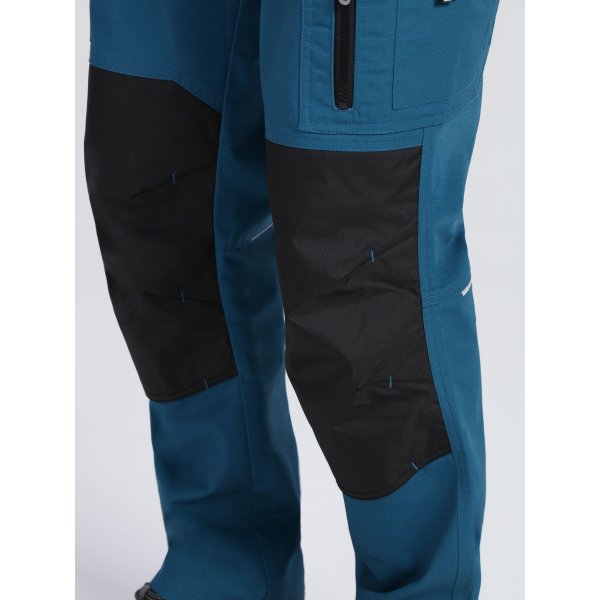 Брюки ProfLineSpecialist (тк.РипСтоп,240), циан/черный