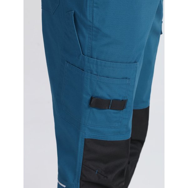 Брюки ProfLineSpecialist (тк.РипСтоп,240), циан/черный